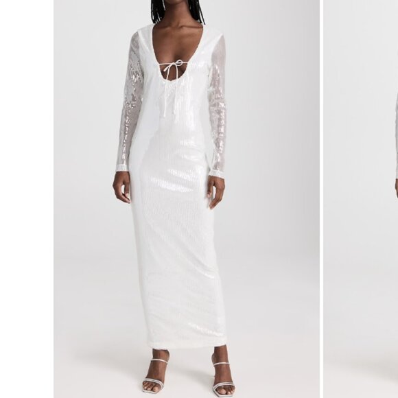Lioness White Maxi Dress - Picture 1 of 7